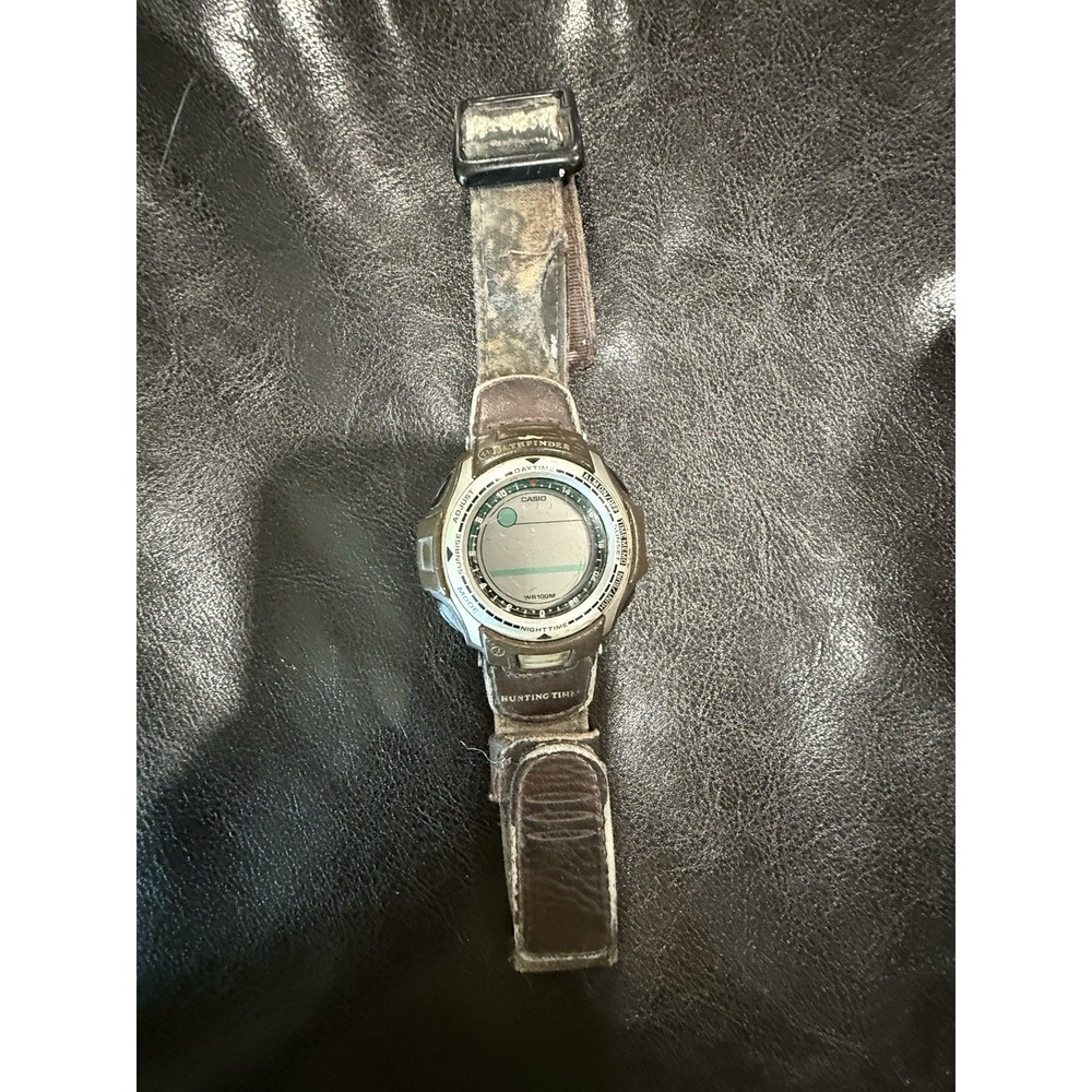 Rare Casio Pathfinder 2805 pas 410b made in thailand Need New Batteries